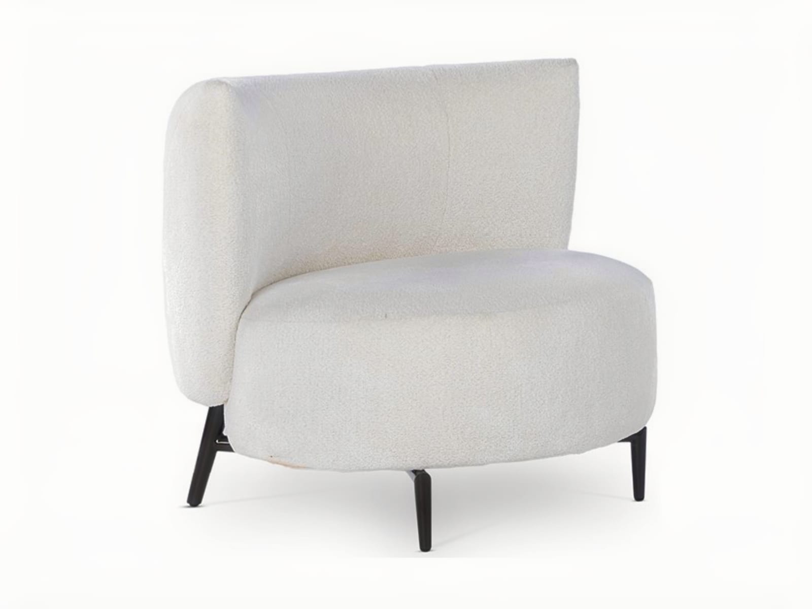 The Drusilla easy chair combines 70's style with comfort, featuring an egg-shaped design and a cozy backrest for relaxed arm support. | Drusilla by Calia Italia