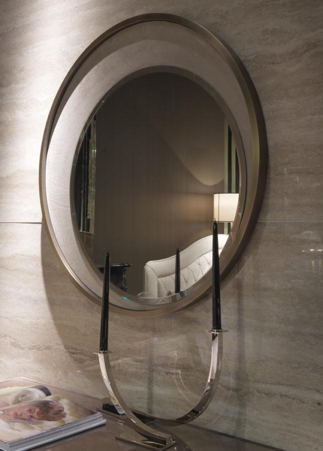 Framed wall-mounted mirror | Carroll by Gianfranco Ferre Home
