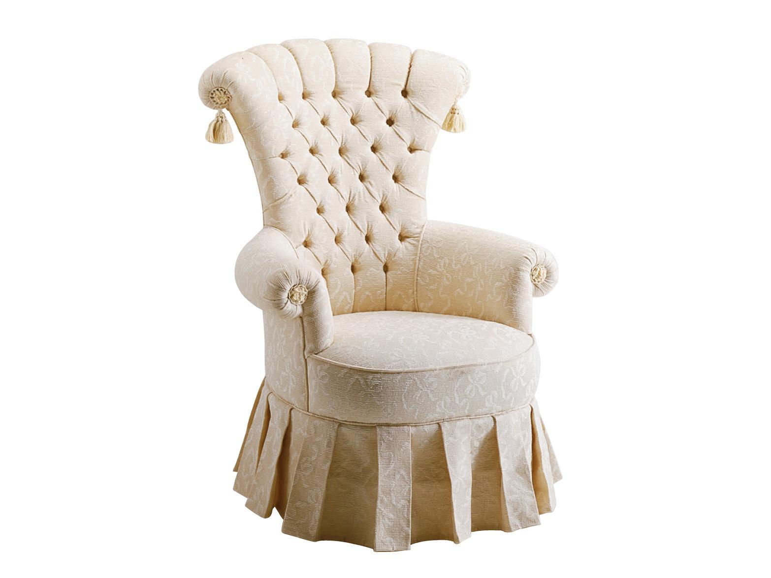 Tufted high-back fabric armchair | Emporio Volpi - 2183 by Volpi