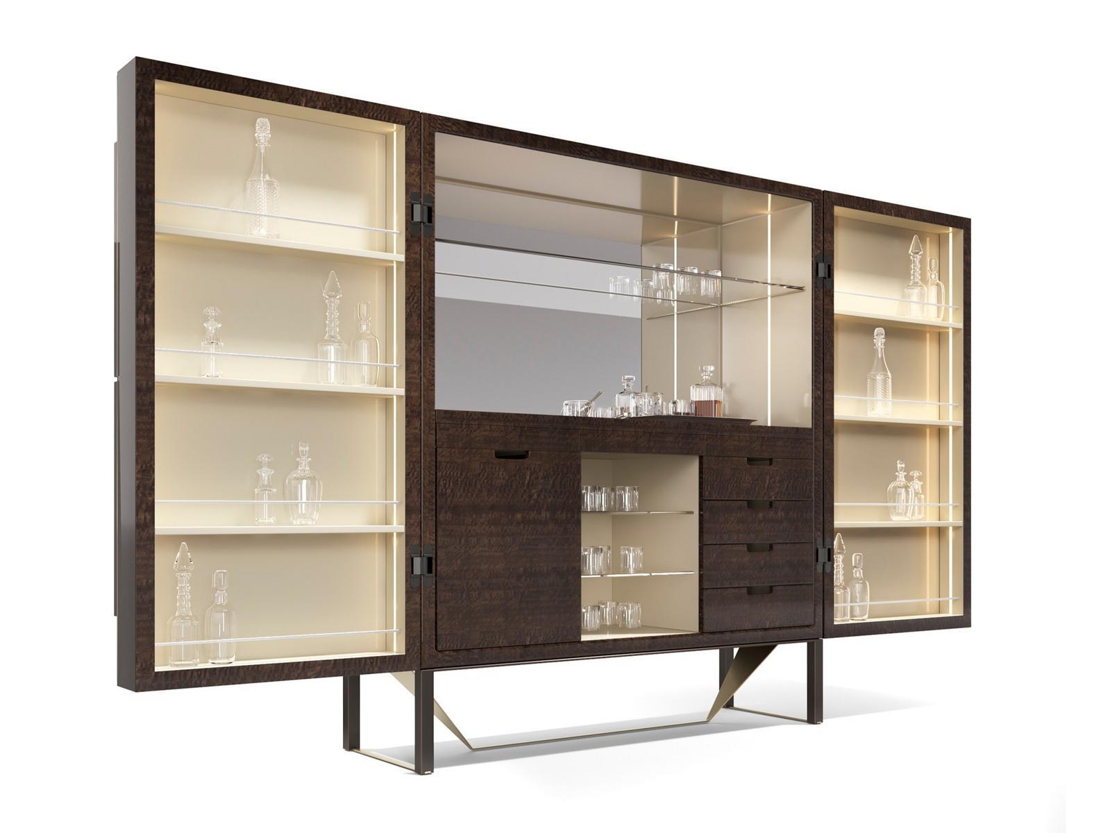 Wooden bar cabinet | Prisma by Capital Collection