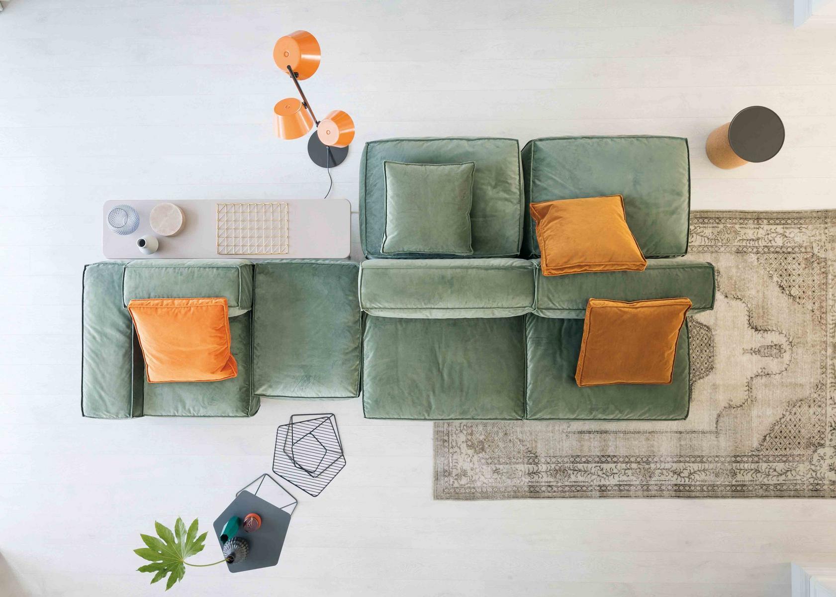 Sectional sofa | Peanut by Bonaldo