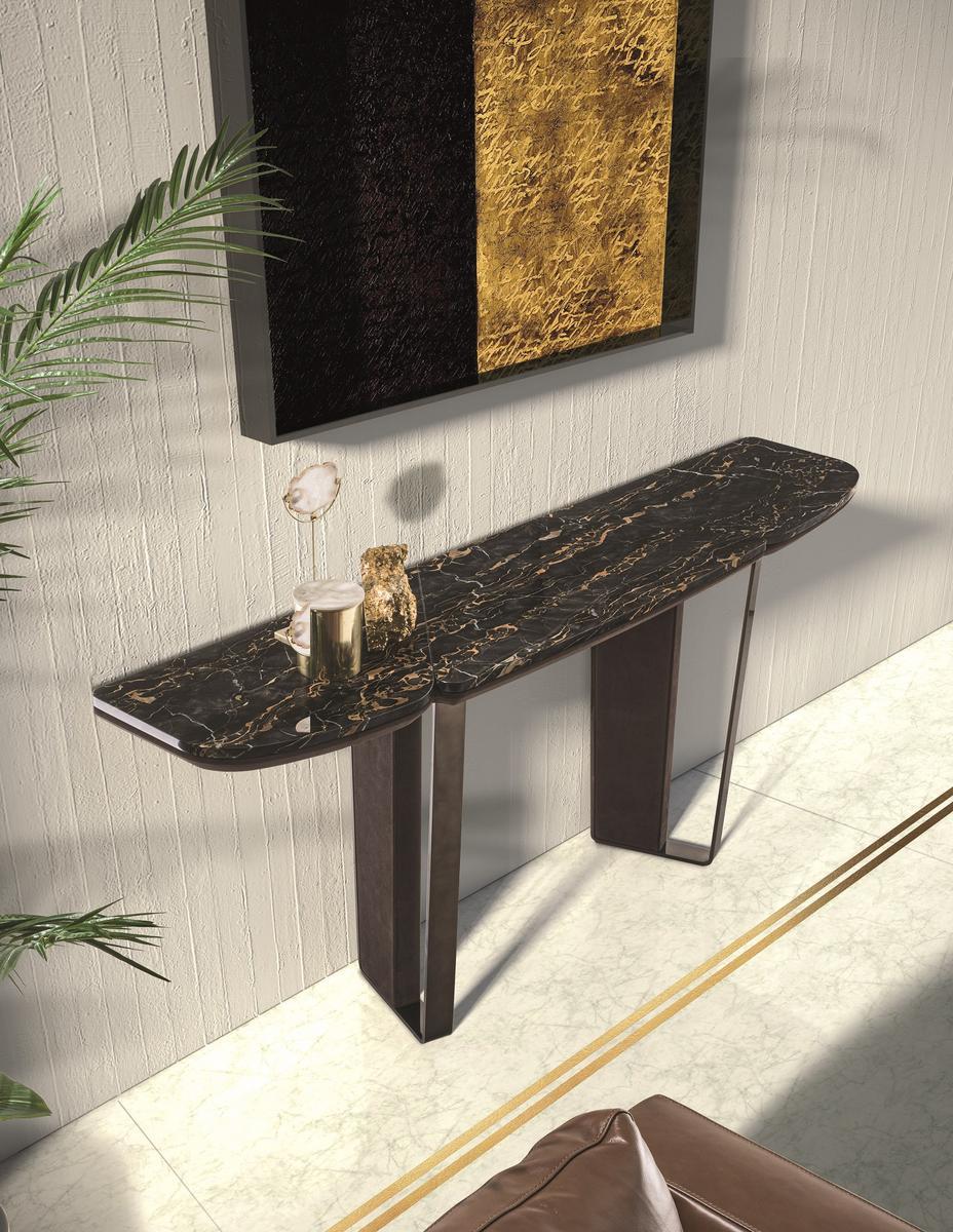 Rectangular stone console | Keope by Longhi