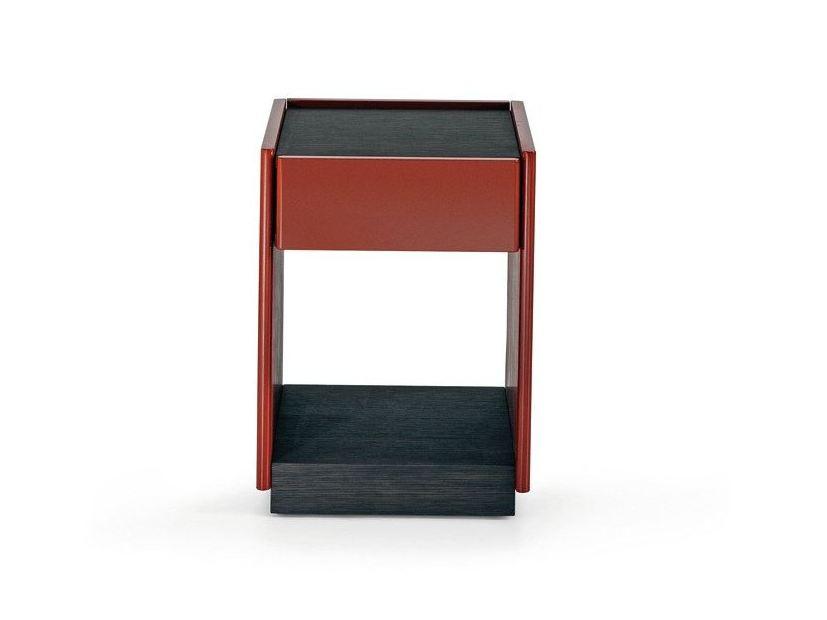 Wooden bedside table with drawers | 5050 by Molteni