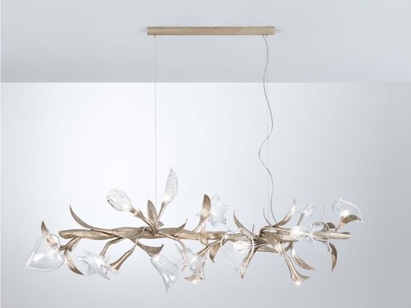 Handmade bronze pendant lamp | Bouquet Ct3380/15 by Serip