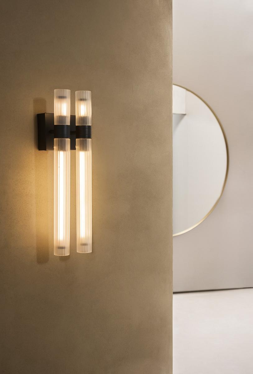 LED glass wall light |  by Baxter