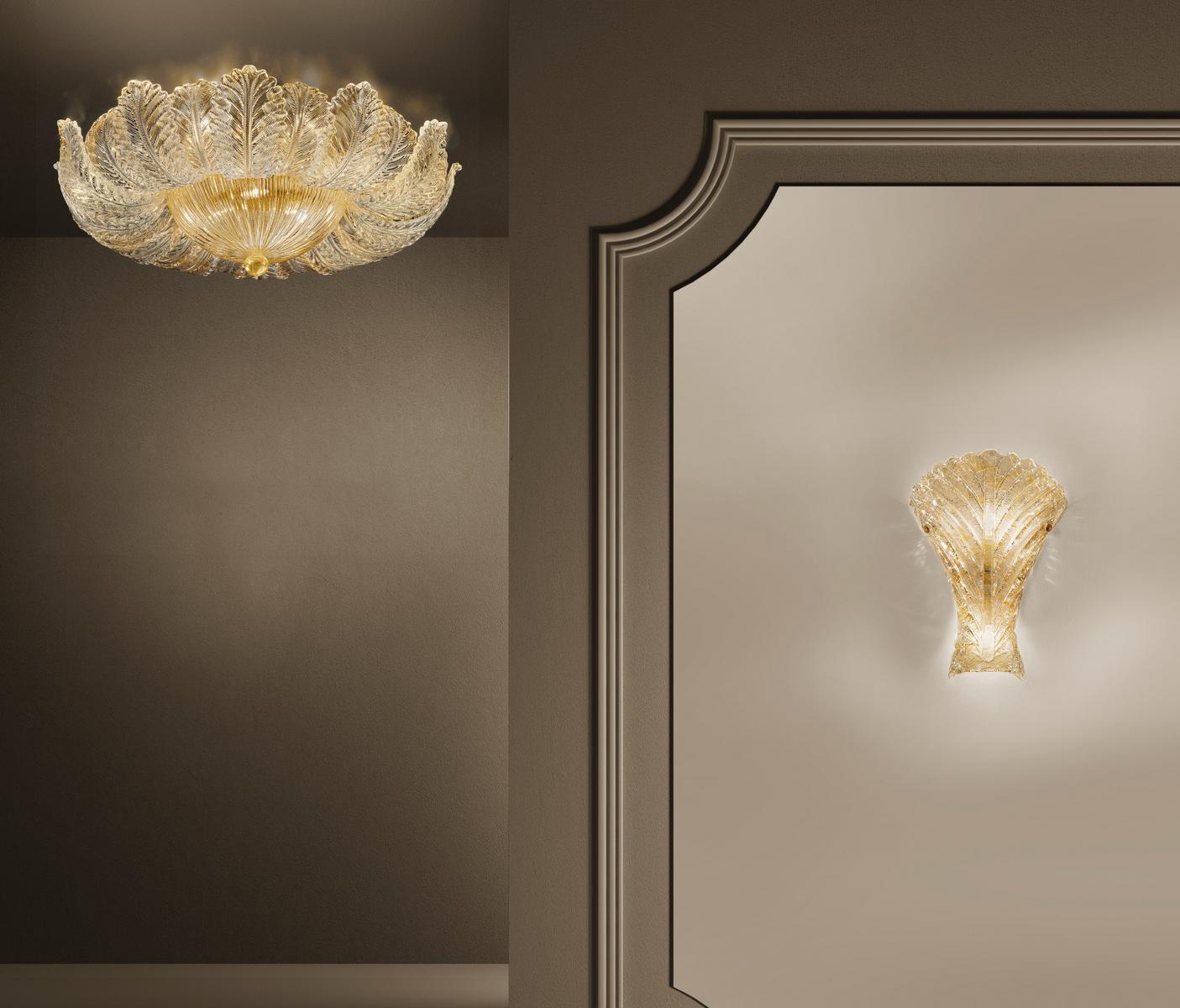 Glass ceiling light | Loredan by Sylcom