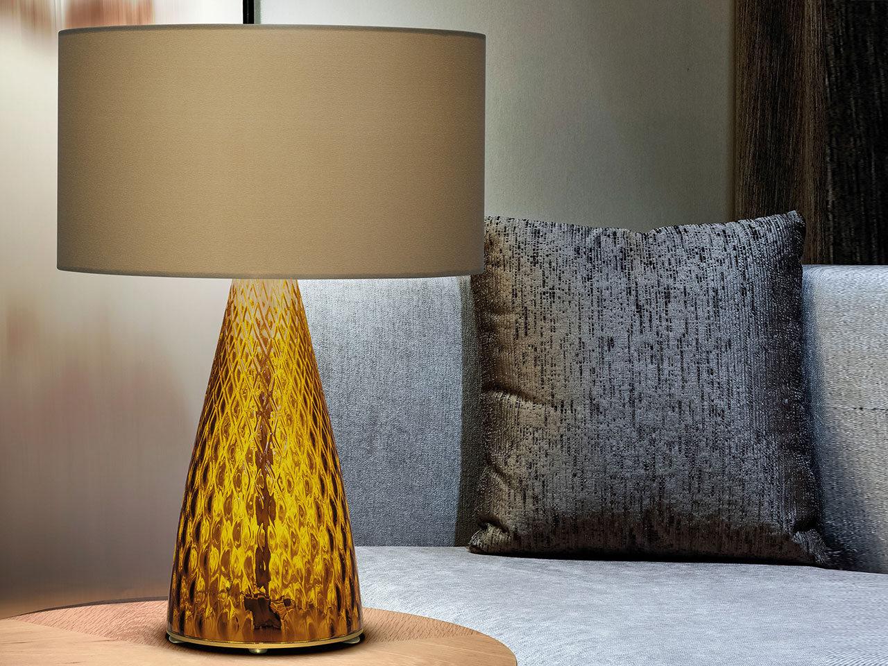 Indirect light glass table lamp | Cheers 2400/lp by Italamp