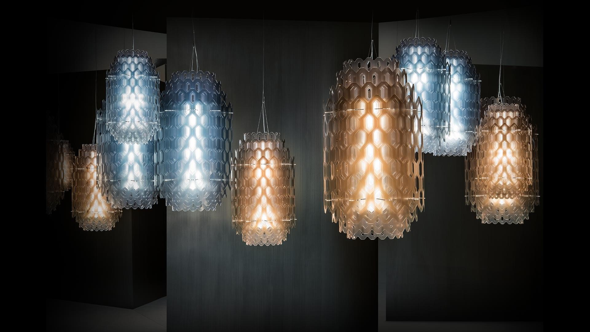 Cristalflex® and Lentiflex® LED pendant lamp | Chantal by Slamp