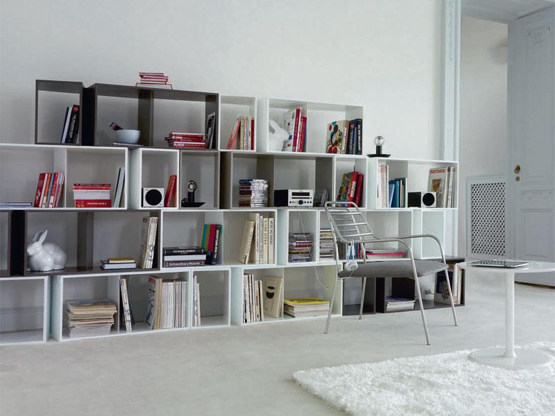 Open sectional modular bookcase | Cuts by Ligne Roset