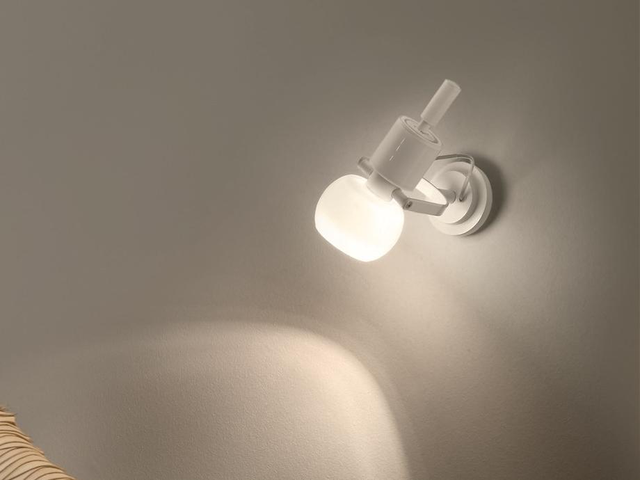 Wall-mounted adjustable spotlight | Vega Ap by Vistosi