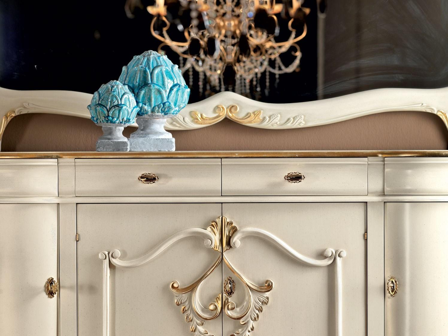 Solid wood sideboard with doors | 11106 by Modenese Gastone