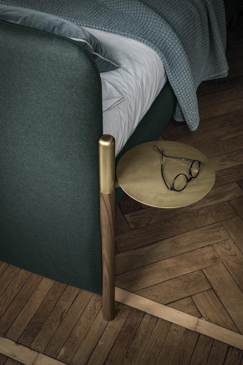 Upholstered double bed | Flag by Bolzan letti