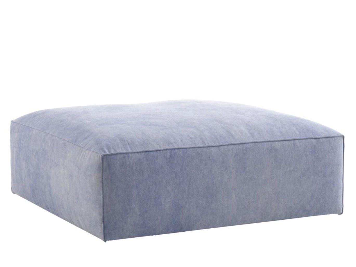 Rectangular fabric pouf with removable lining | Nils by Ligne Roset