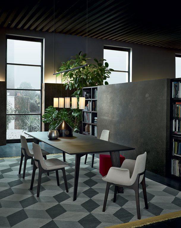 Rectangular wooden table | Howard by Poliform