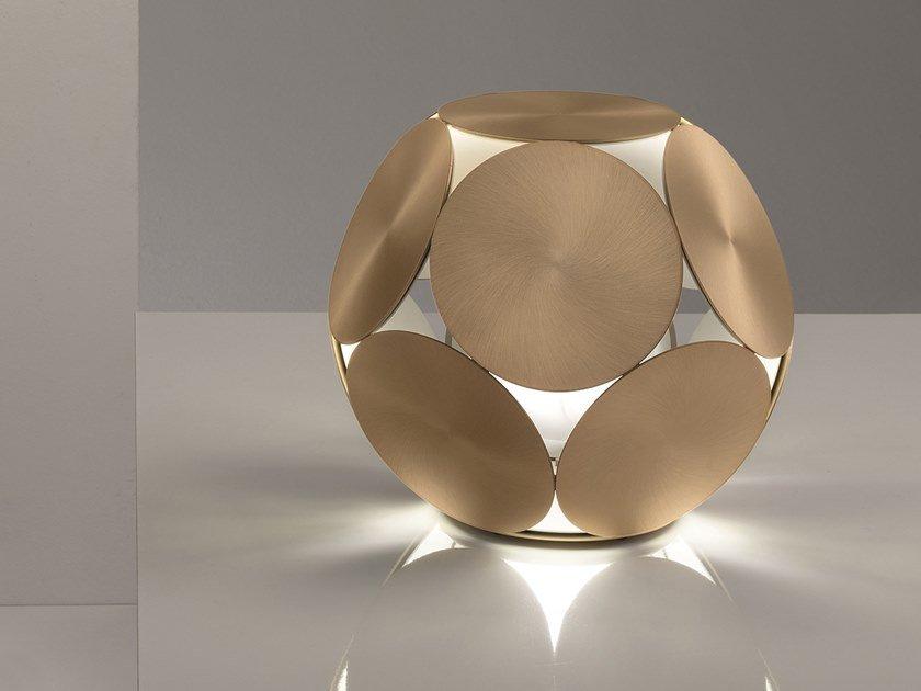 LED painted metal table lamp | Timeo Tl by Masiero