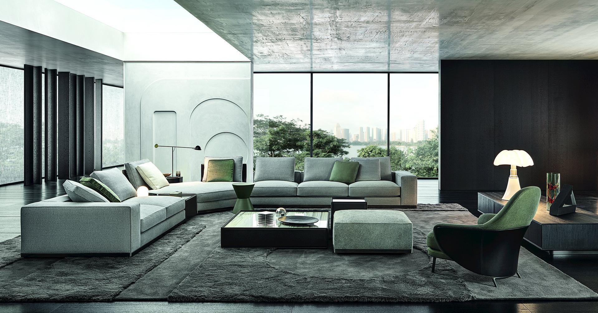 Sofa | West Saddle-hide by Minotti