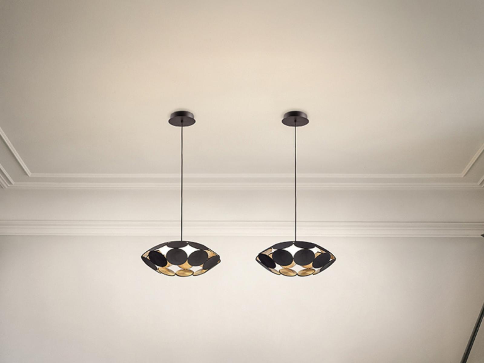 LED painted metal pendant lamp | Timeo S1 R65 by Masiero