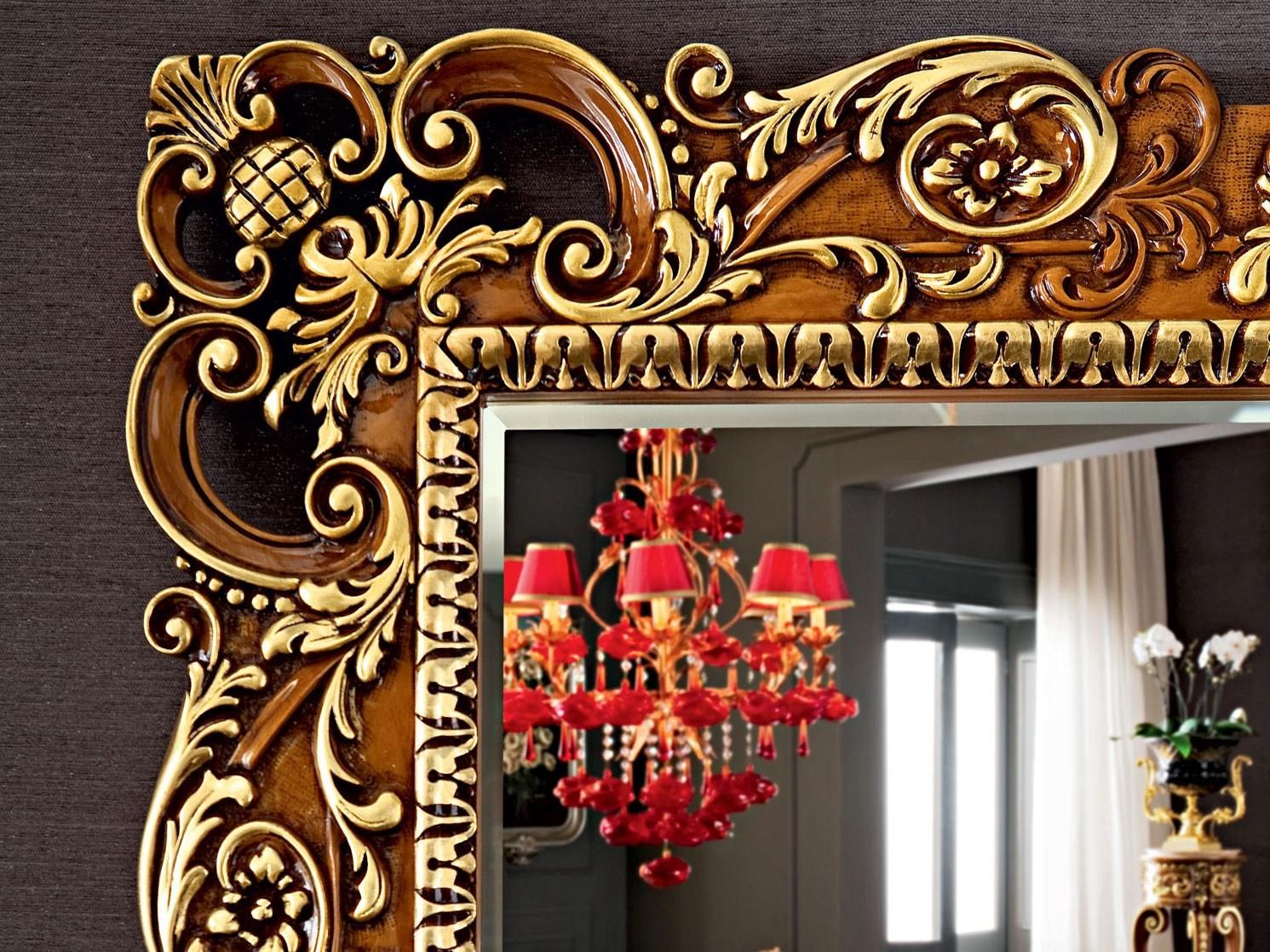 Freestanding wall-mounted framed mirror | 12647 by Modenese Gastone