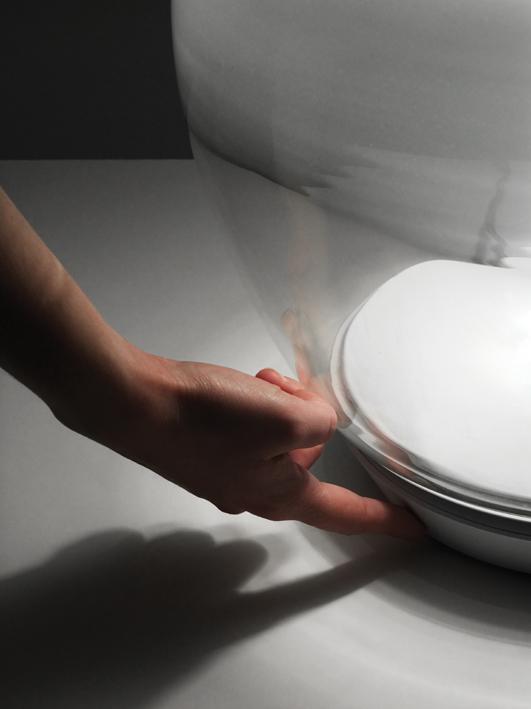 LED blown glass table lamp | Empatia by Artemide