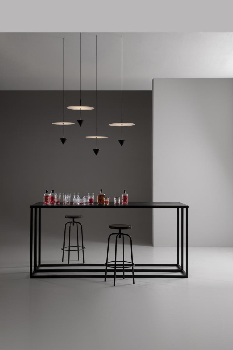 LED aluminium pendant lamp | Stralunata by Karman