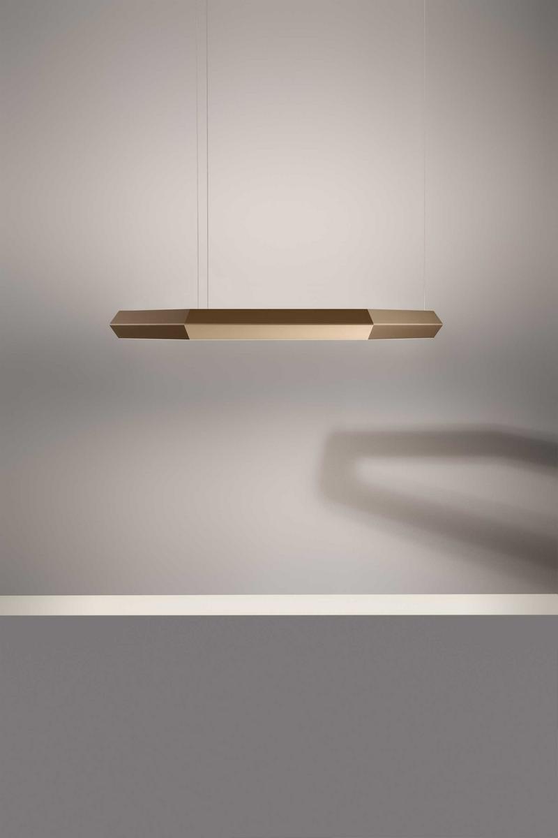 LED metal pendant lamp | Exagon by Olev