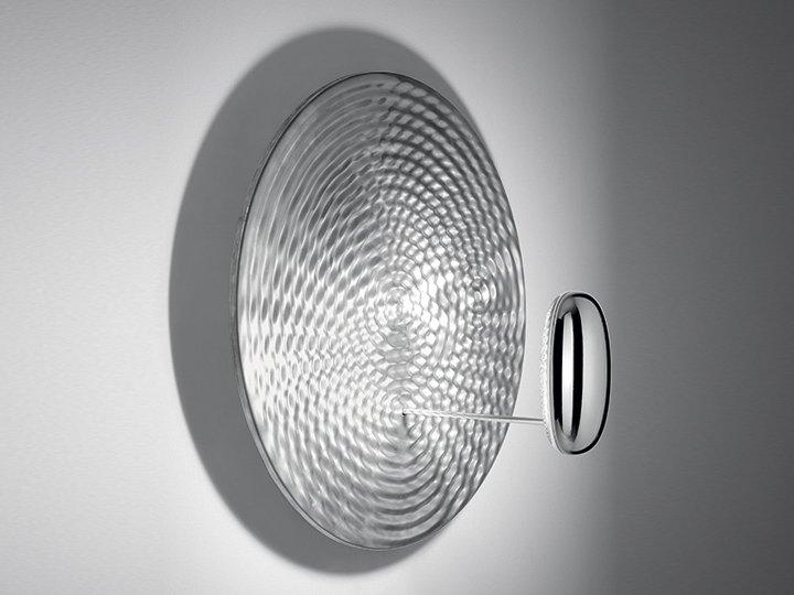Indirect light die cast aluminium wall light | Droplet Mini by Artemide
