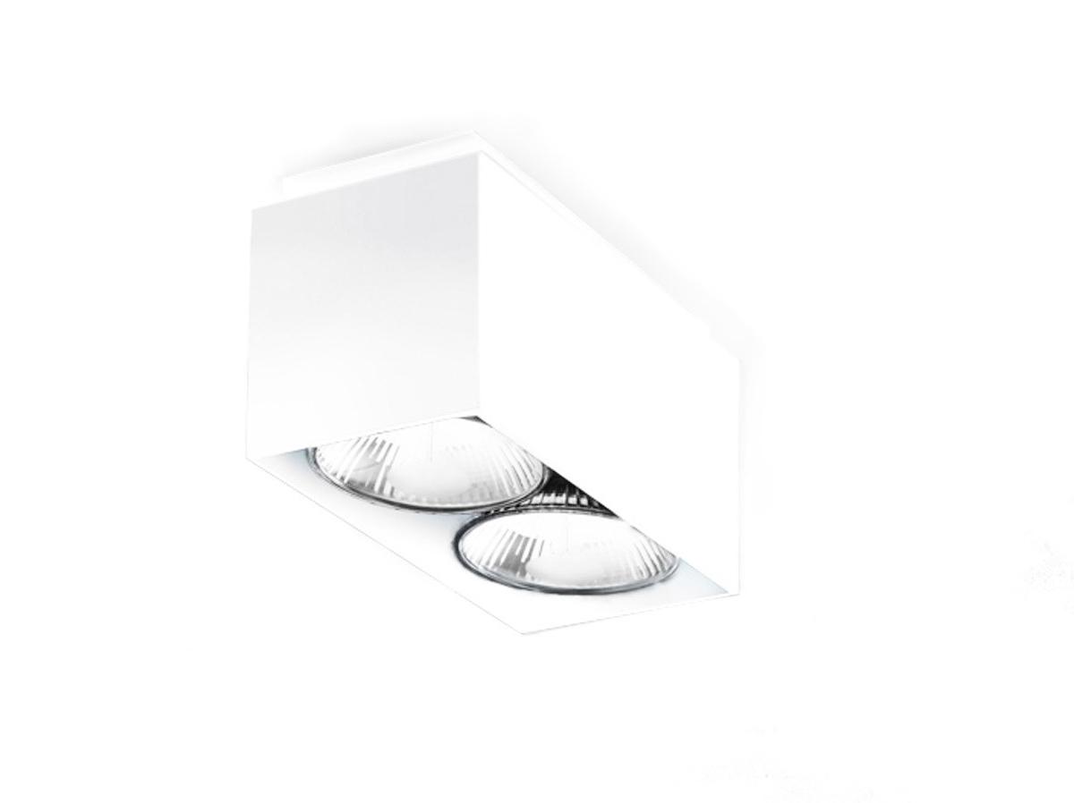 Adjustable extruded aluminium ceiling lamp | Duo by Nemo