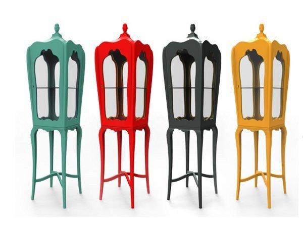 Mahogany display cabinet | Palatino Slim by Boca Do Lobo