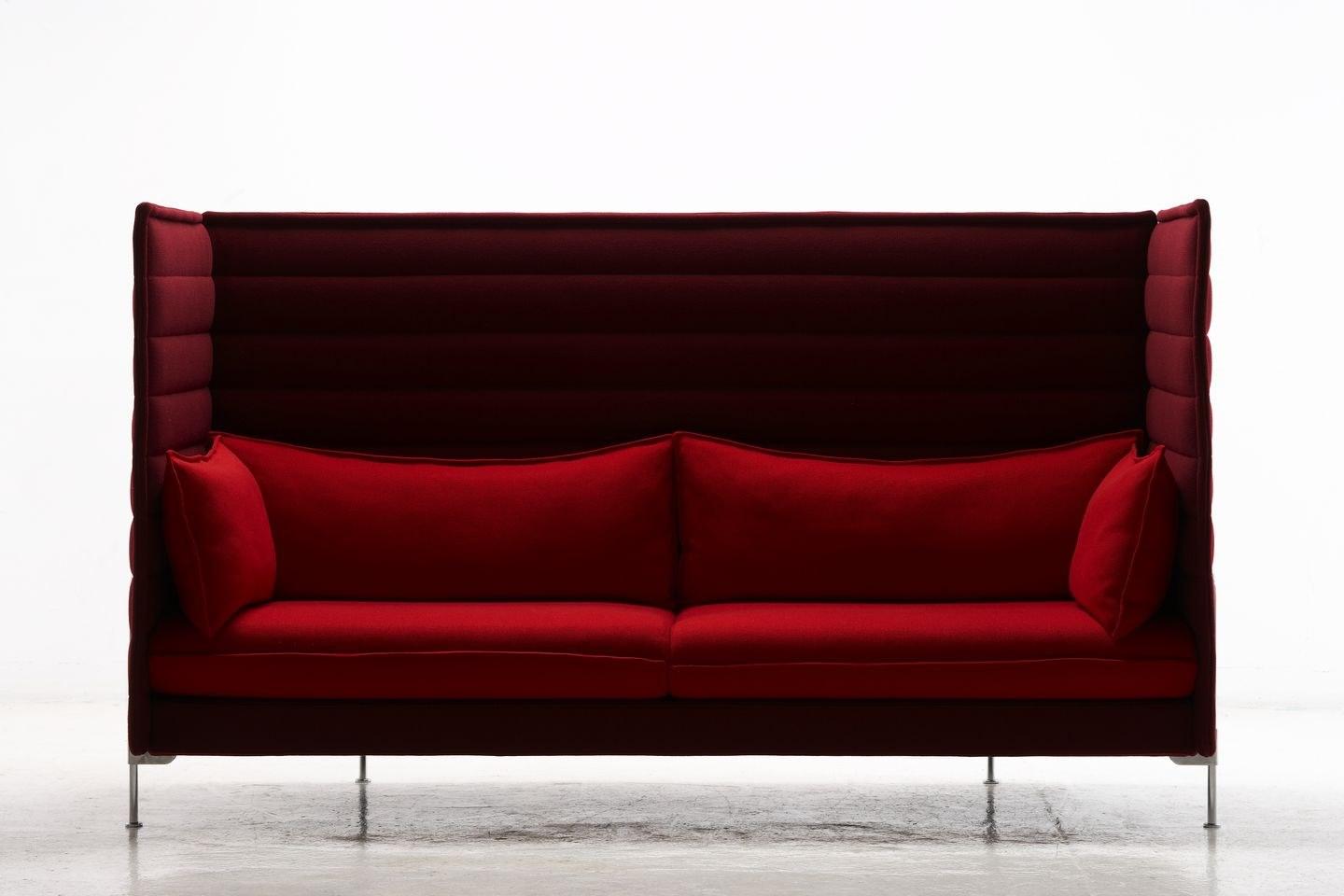3 seater high-back fabric sofa | Alcove Highback by Vitra