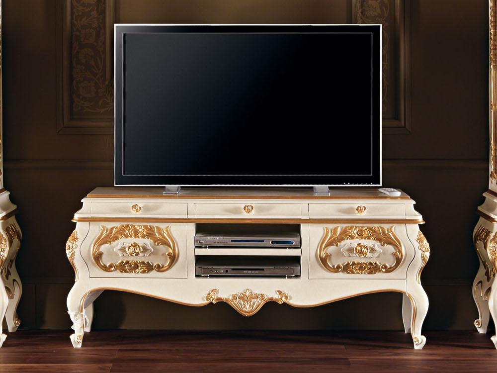 Solid wood TV cabinet | 11105 by Modenese Gastone