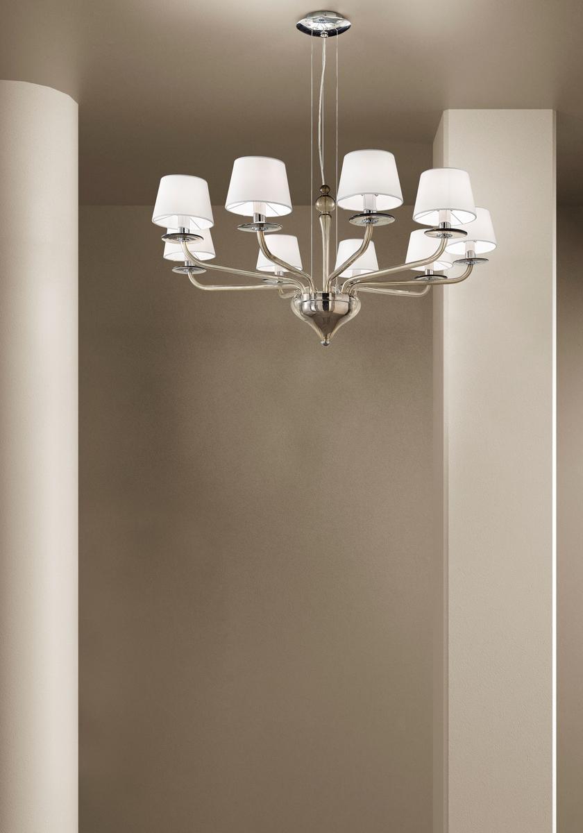 Glass chandelier | Sahara by Sylcom