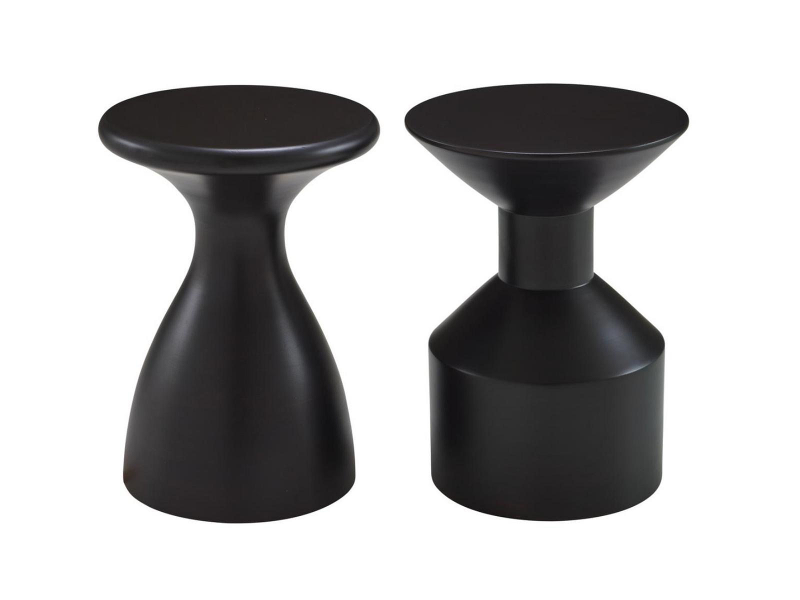 Low solid wood stool | Geometry by Ligne Roset