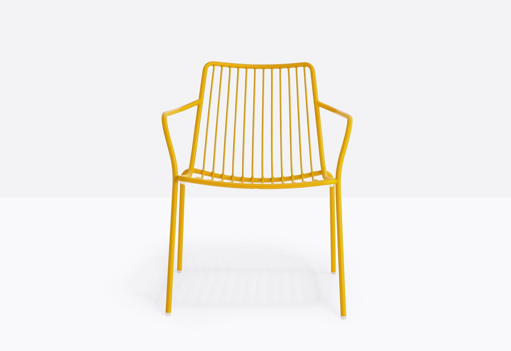 Metal chair with armrests | Nolita 3659 by Pedrali