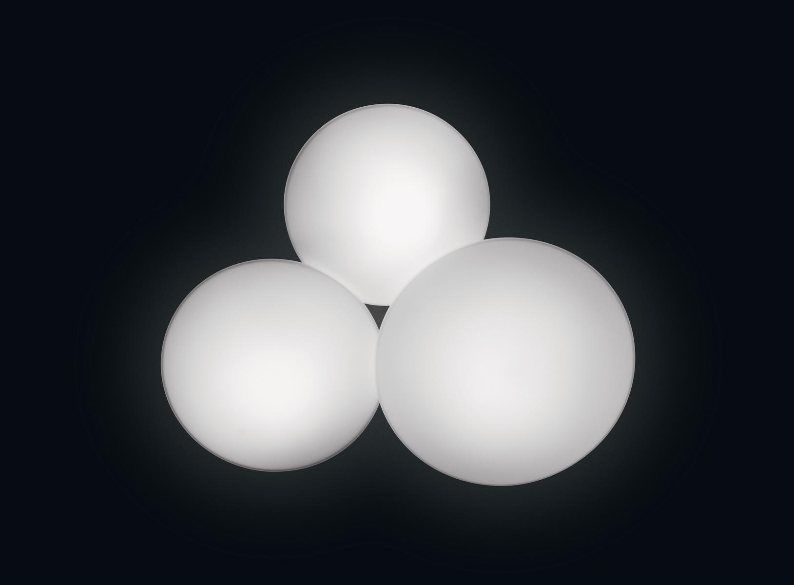 Blown glass ceiling lamp | Puck by Vibia