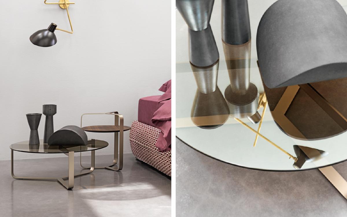 Round coffee table | Yari by Flou