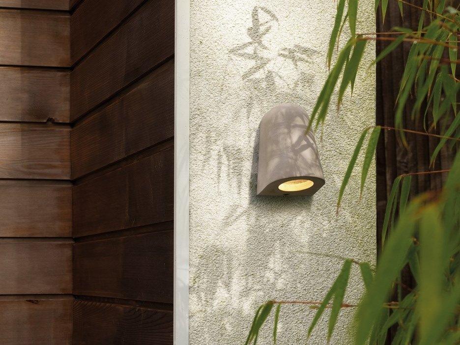 Cement outdoor wall lamp with dimmer | Mast Light by Astro lighting