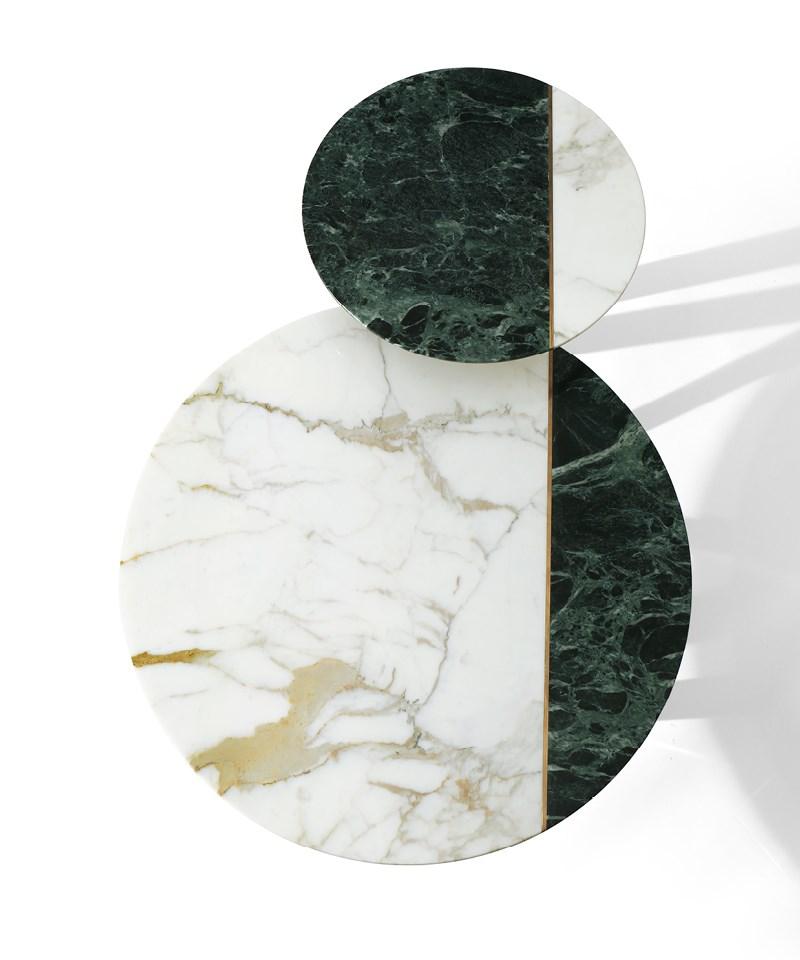 Round marble coffee table | Meridian by Borzalino