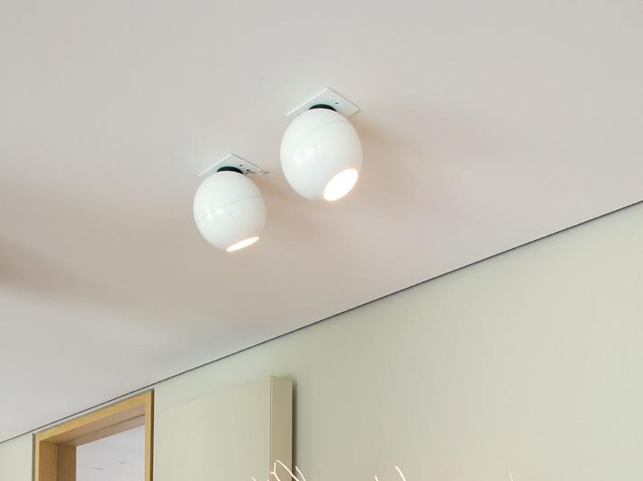 Adjustable metal ceiling lamp | 12-25 by Dark