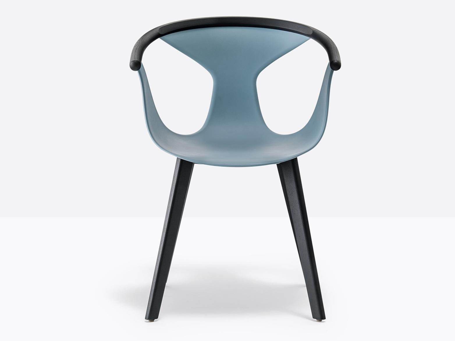 Stackable polypropylene chair with armrests | Fox 3725 by Pedrali