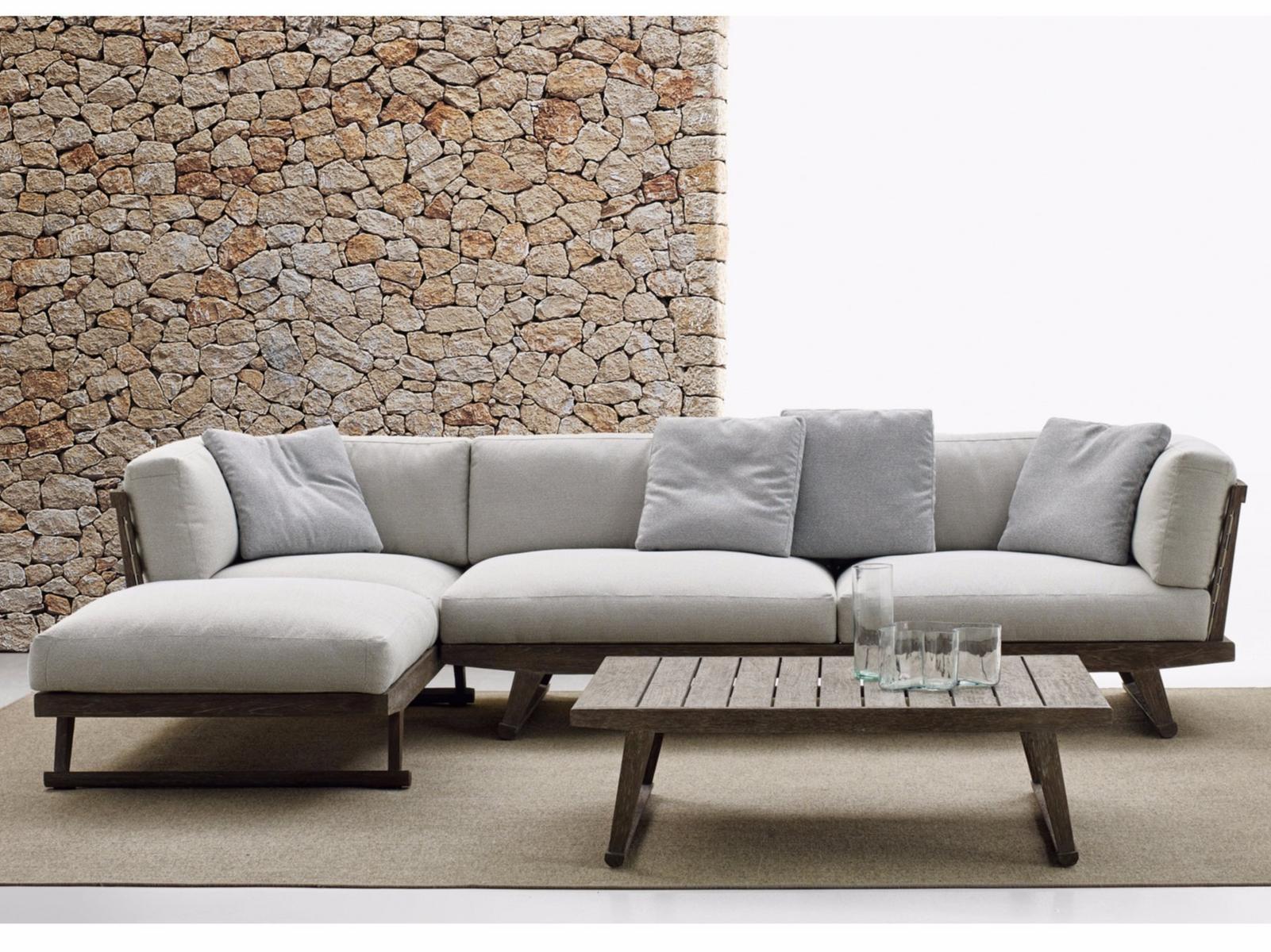 Sofa with chaise longue | Gio by B&B Italia