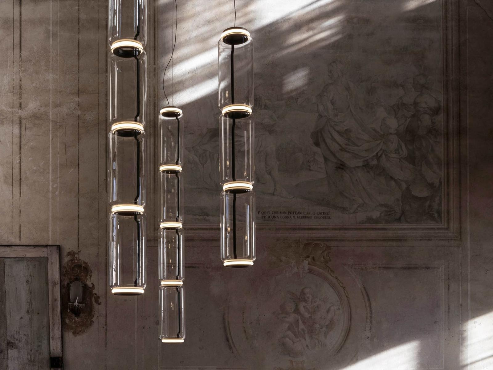 Direct light Blown crystal pendant lamp | Noctambule by Flos