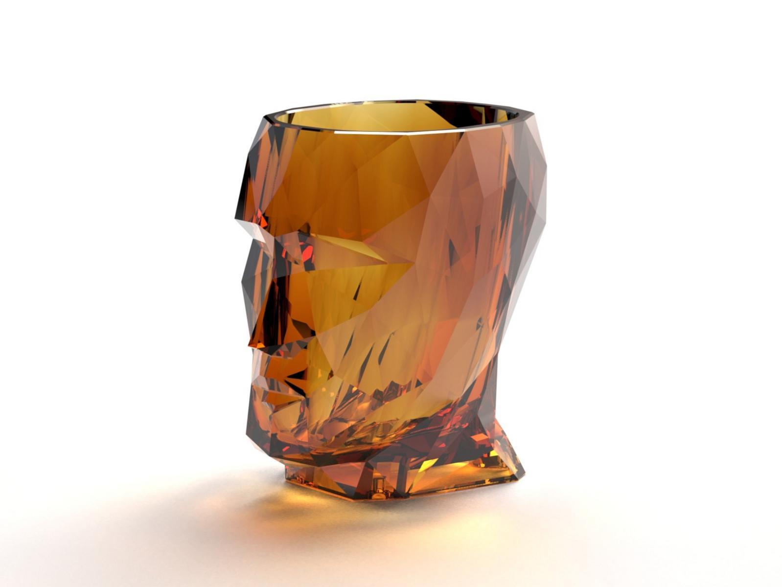 Polycarbonate vase | Adan Nano Glossy by Vondom