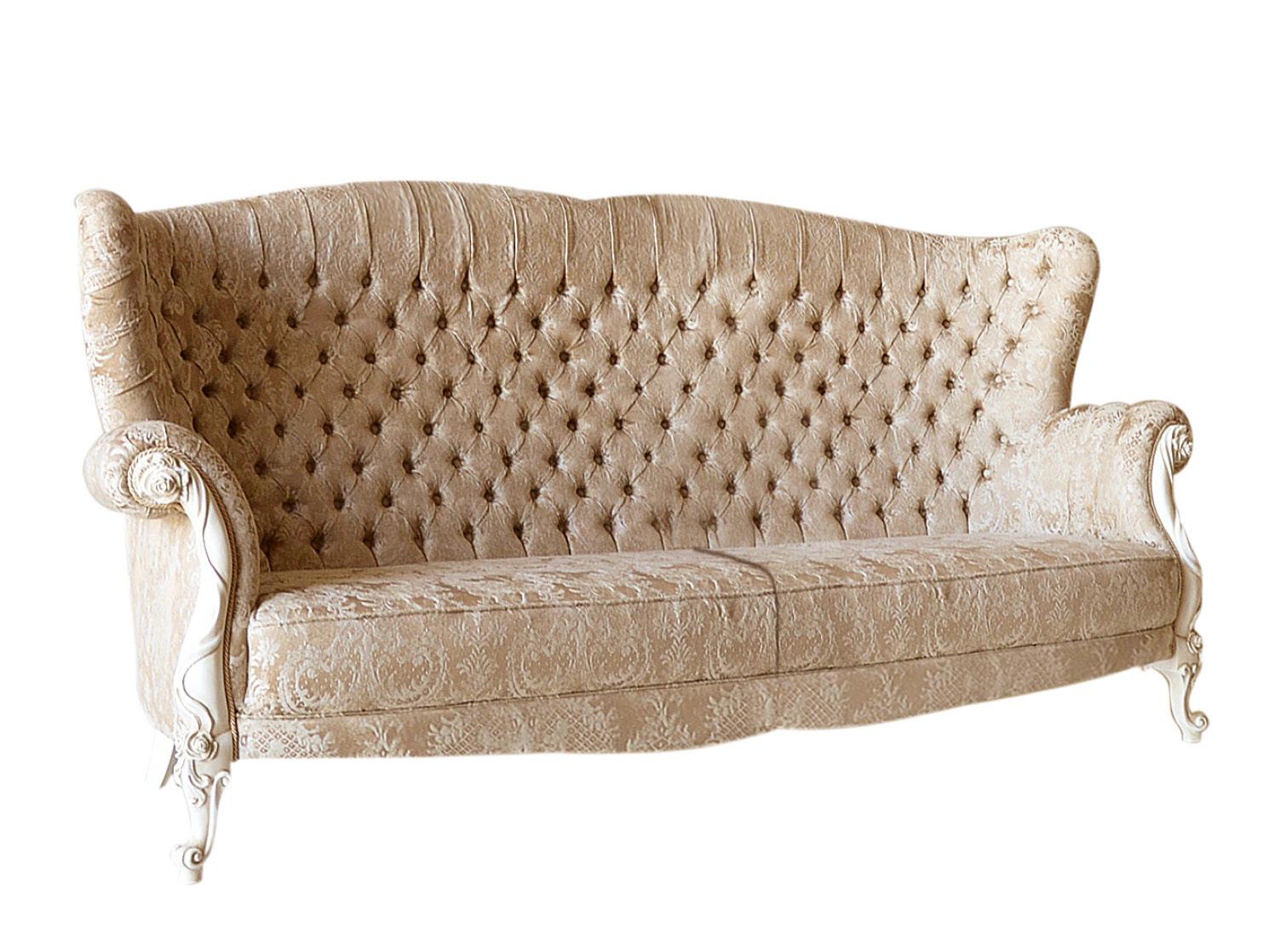 Tufted 3 seater sofa | Elisabetta by Volpi