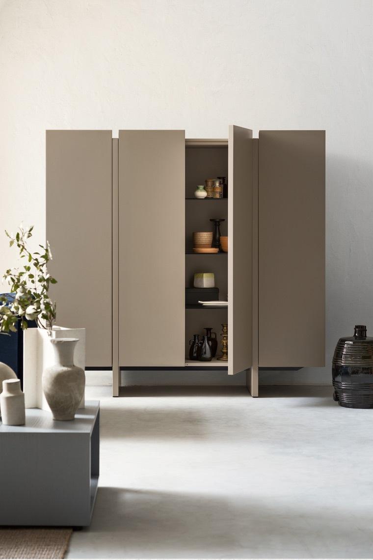 Modular veneer sideboard with doors | Recta by ALF Dafre