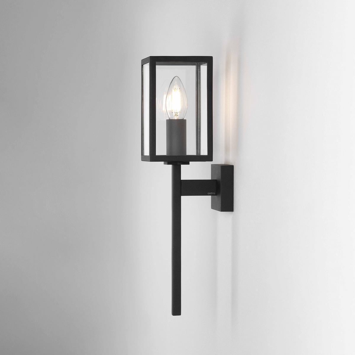 Glass and Stainless Steel outdoor wall lamp | Coach 100 by Astro lighting