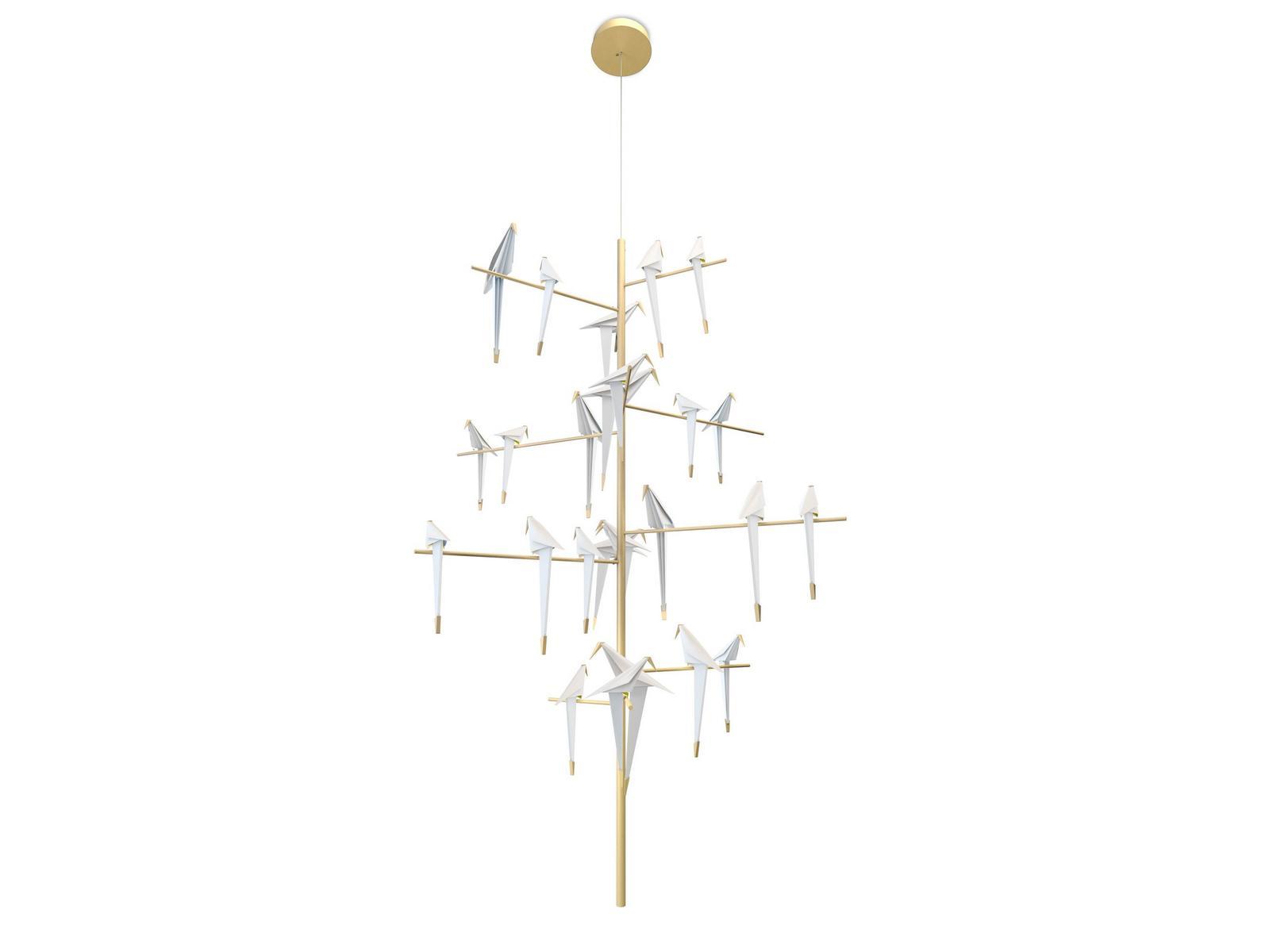 LED metal pendant lamp with dimmer | Perch Light Tree by Moooi