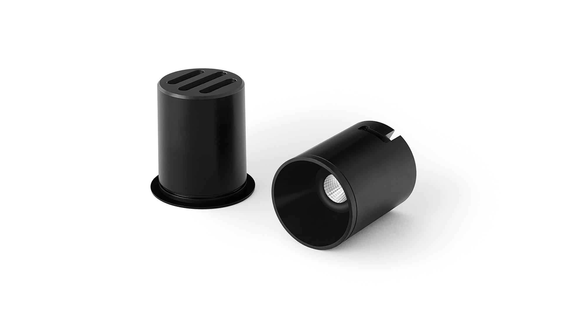 LED recessed aluminium spotlight | Shot Light Trimless by Arkoslight