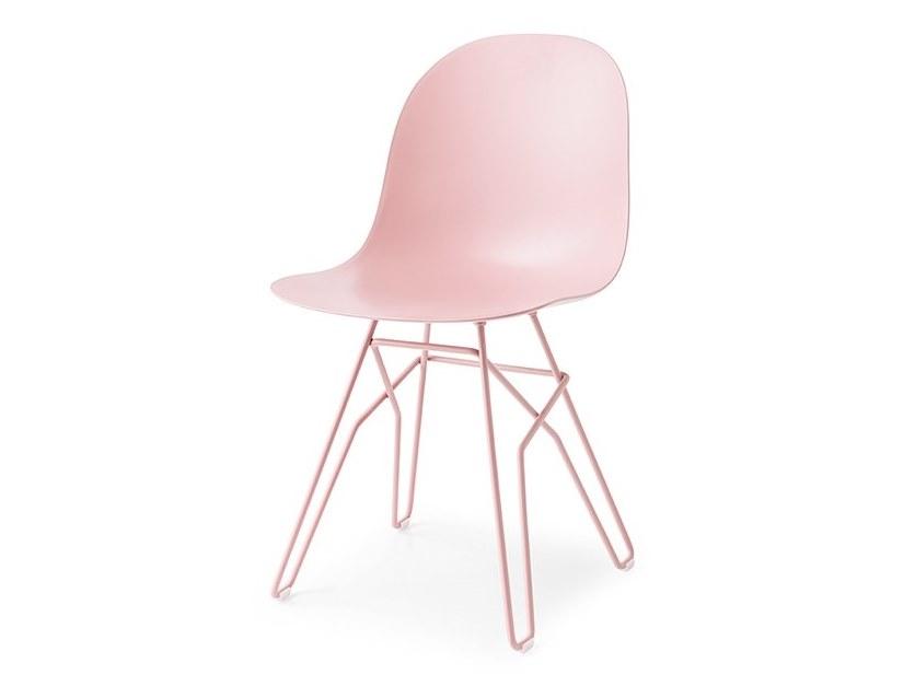 Trestle-based polypropylene chair | Academy by Connubia