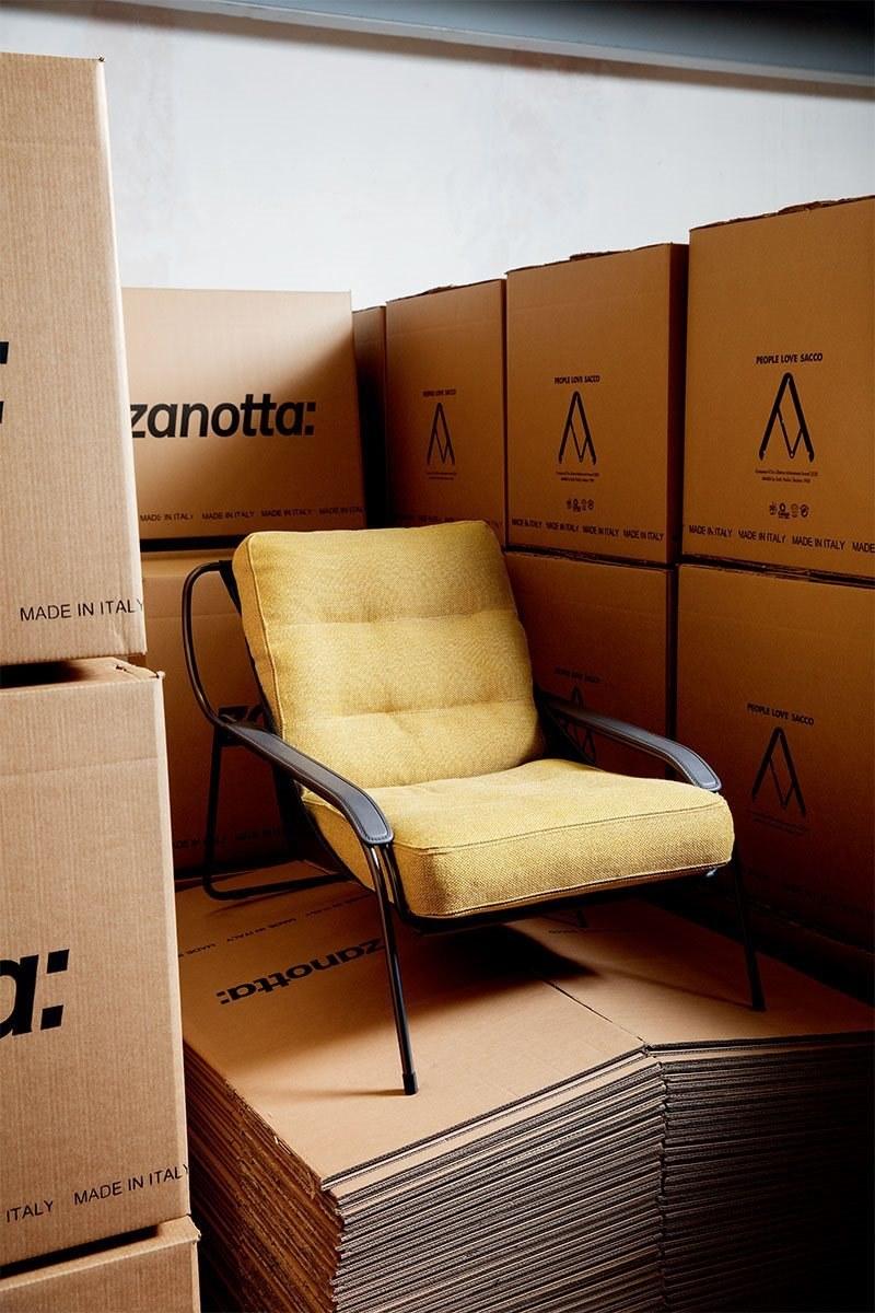 Upholstered fabric Chaise longue | Maggiolina by Zanotta