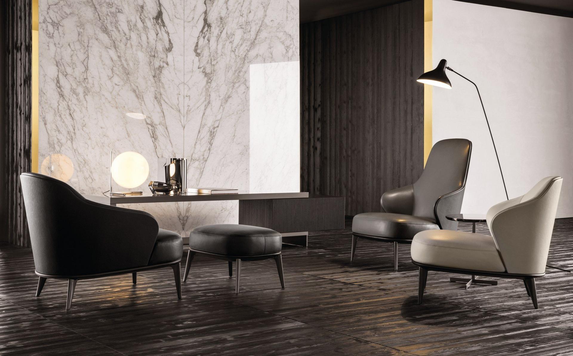 Armchair | Leslie Armchairs by Minotti